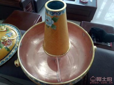 【直徑30cm景泰藍電磁火鍋】批發(fā)定制廠家——淶水縣德豐火鍋廠產(chǎn)品解析